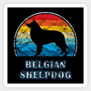 Belgian Sheepdog Vintage Design Dog Sticker